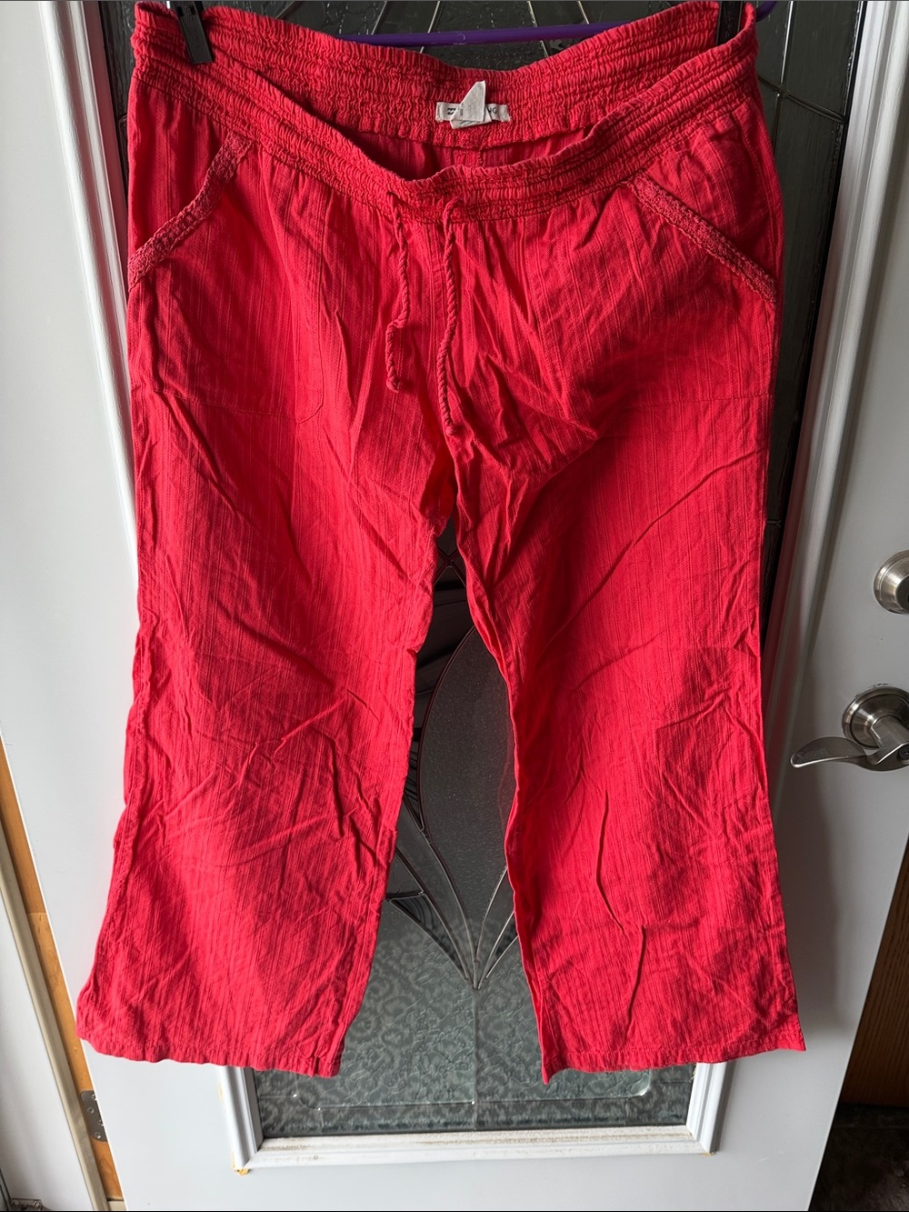 Billabong Women's Vibrant Red Boot Cut Pants